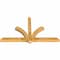 Ekena Millwork Redmond Rough Sawn Timber Gable Bracket, Western Red Cedar, 72"W x 42"H x 4"D x 4"F, 14/12 Pitch GBW072X42X0404RED00RWR - alternate 5
